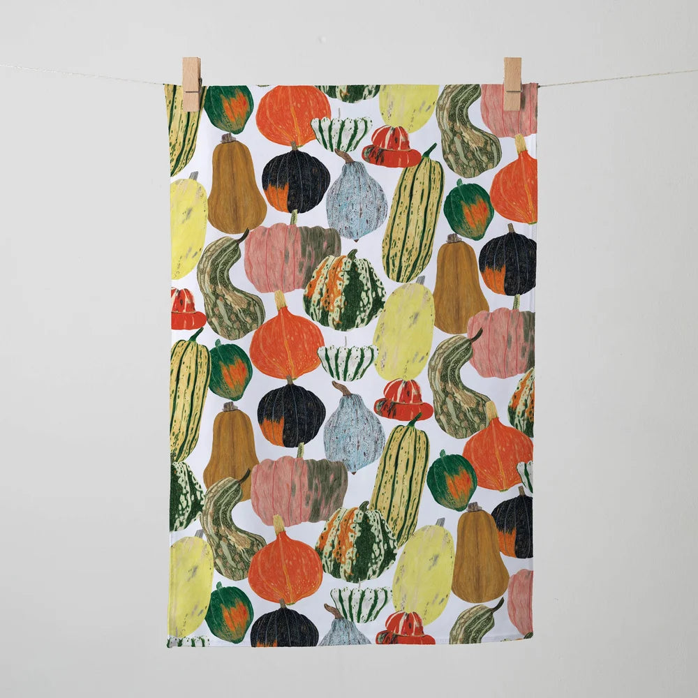 Pumpkin and Squash Tea Towel - THE BRISTOL ARTISAN