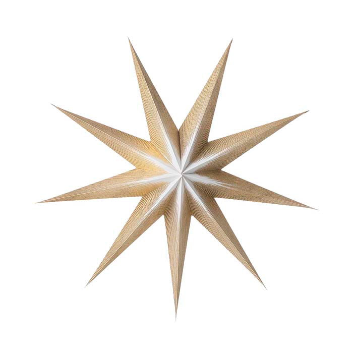 Paper Star gold 80cm - THE BRISTOL ARTISAN
