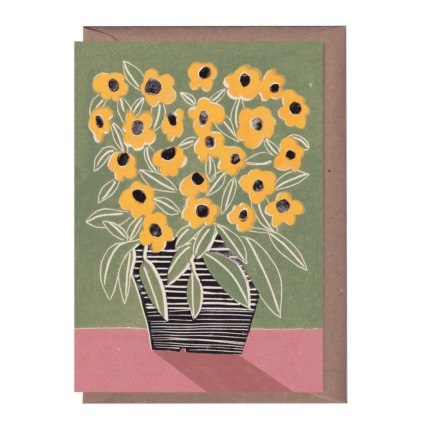 Black Eyed Susan card - THE BRISTOL ARTISAN