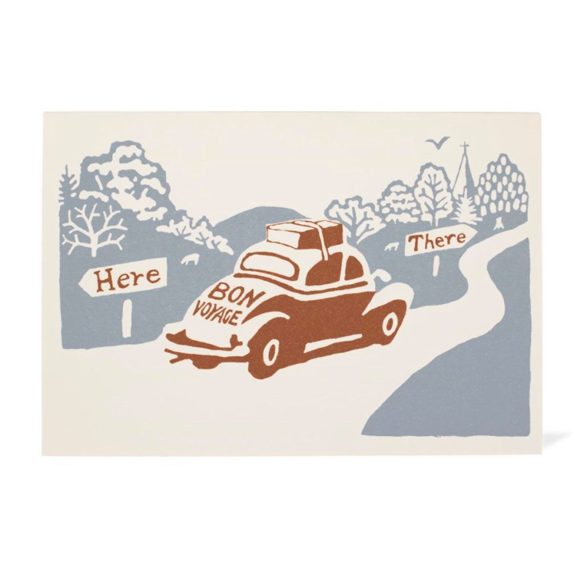 Bon Voyage, Here and There Card - THE BRISTOL ARTISAN