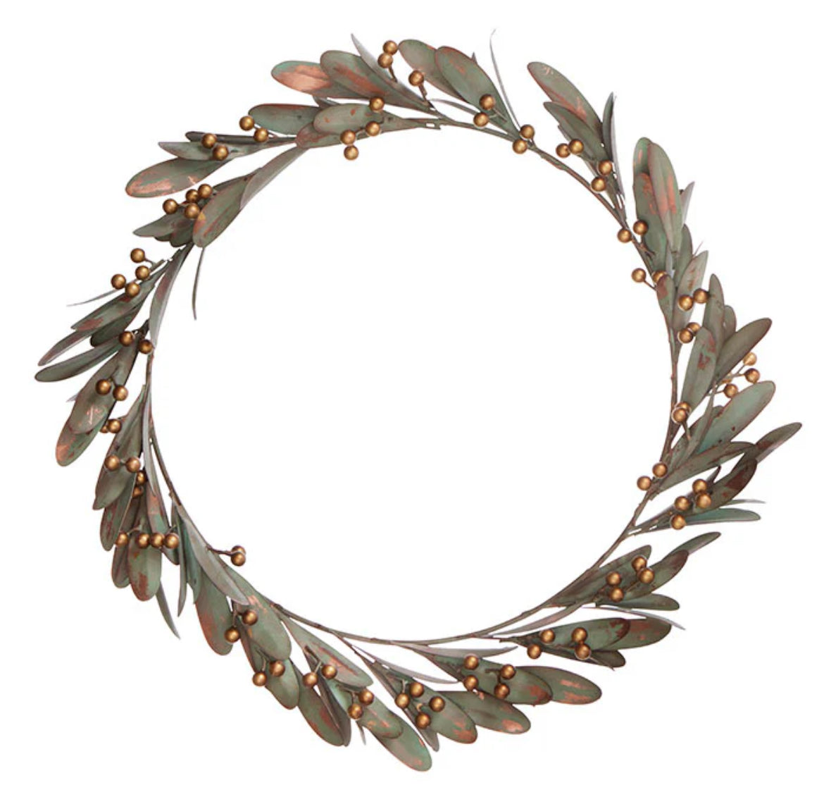 Golden berry Metal Wreath - THE BRISTOL ARTISAN