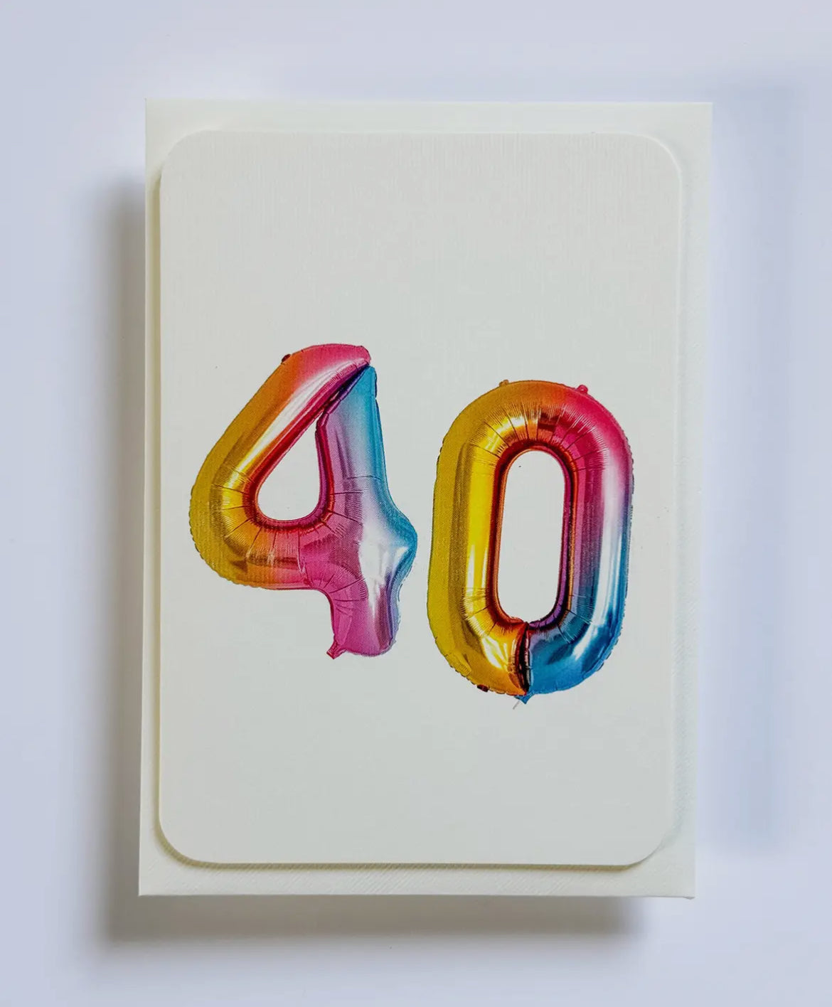 Birthday Balloon No.40 Card - THE BRISTOL ARTISAN