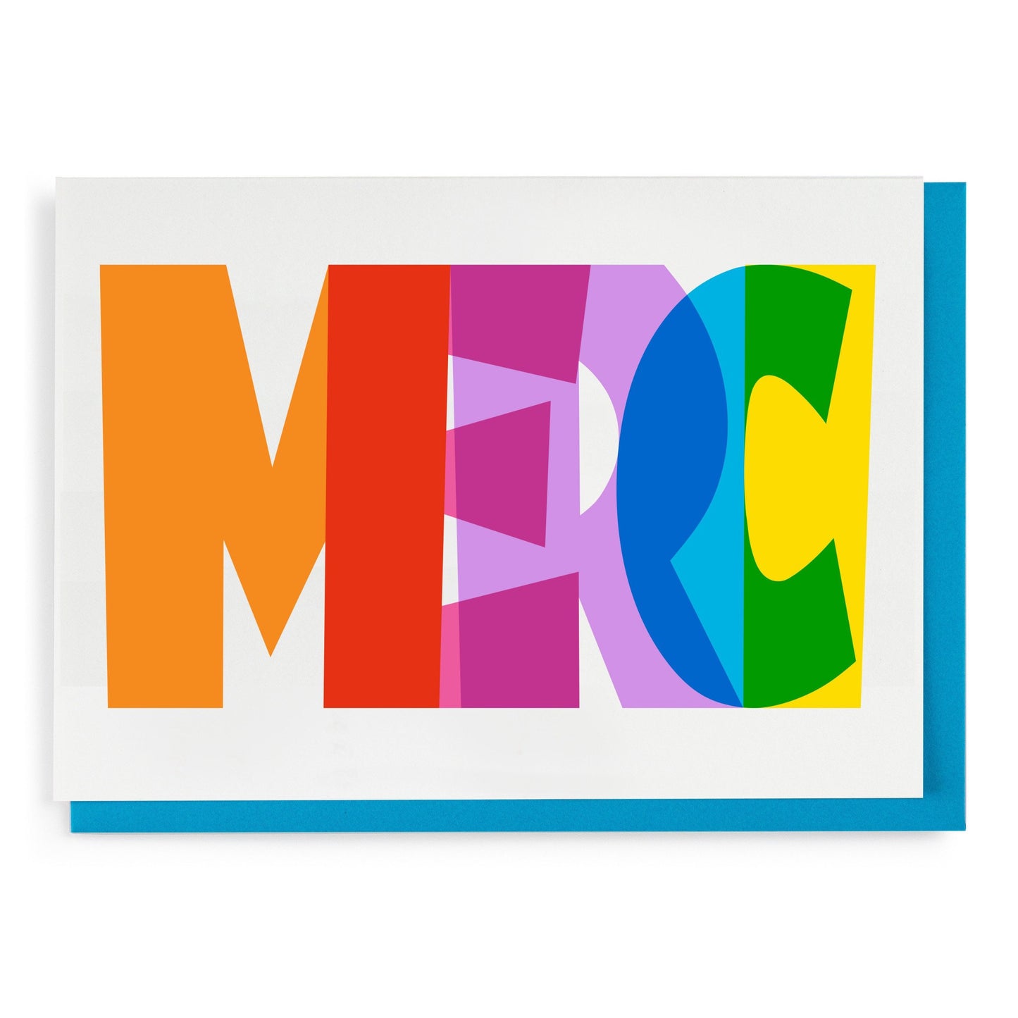 Rainbow Merci Card - THE BRISTOL ARTISAN