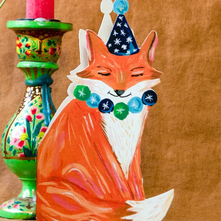 Party Fox Card - THE BRISTOL ARTISAN