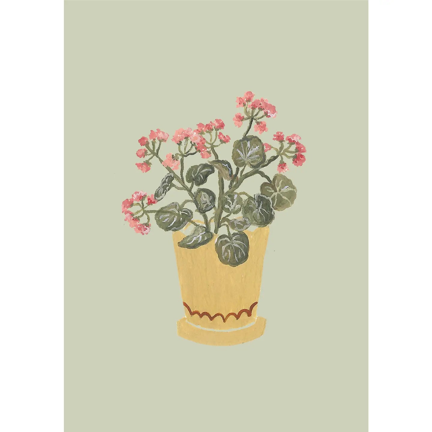 A5 Print - Geraniums - THE BRISTOL ARTISAN