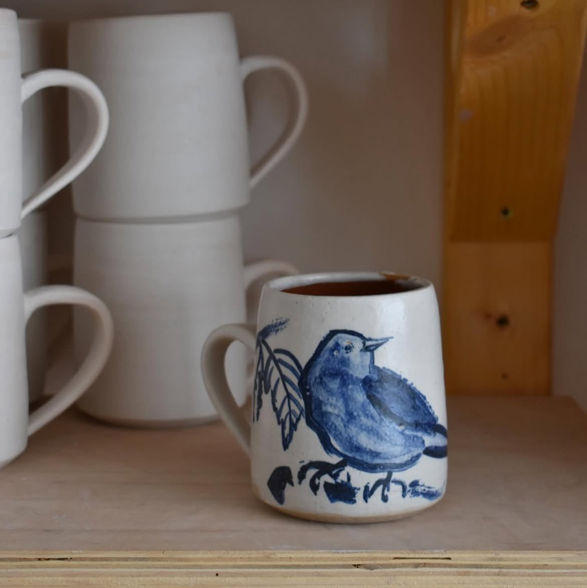 Blackbird Stoneware Mug - THE BRISTOL ARTISAN