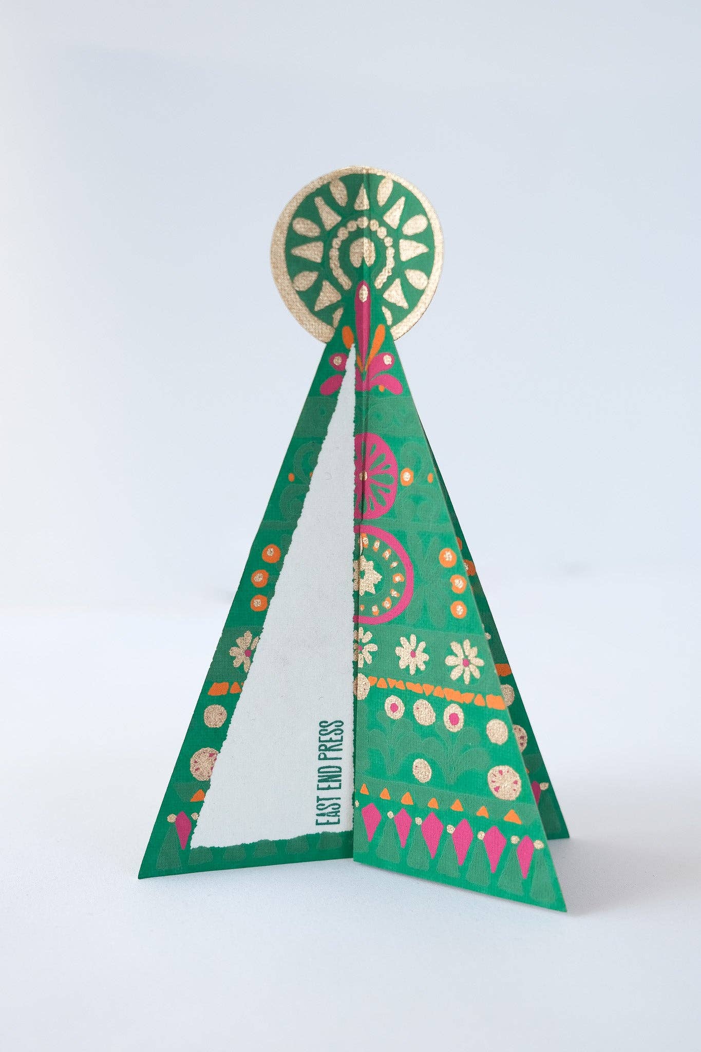 Patterned Tree Christmas Card