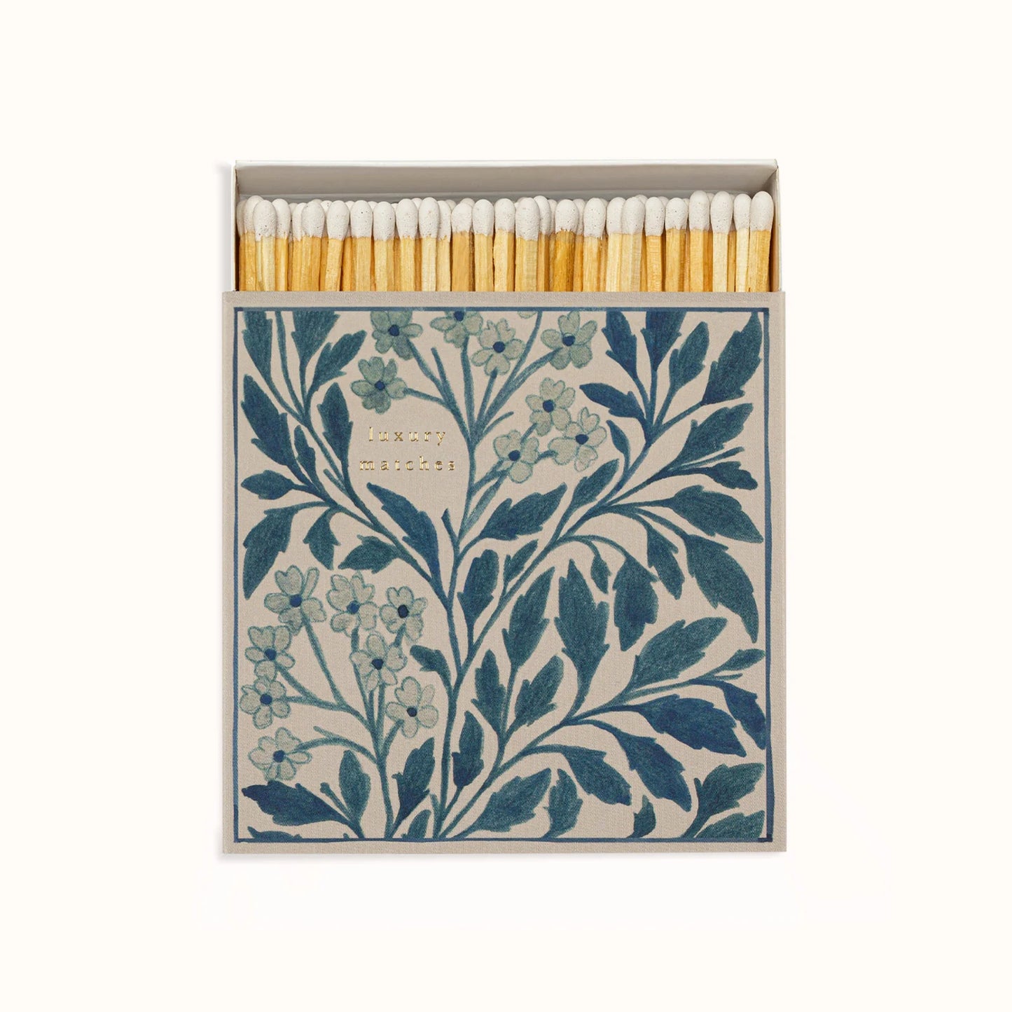 Blue Flora Luxury Matches - THE BRISTOL ARTISAN