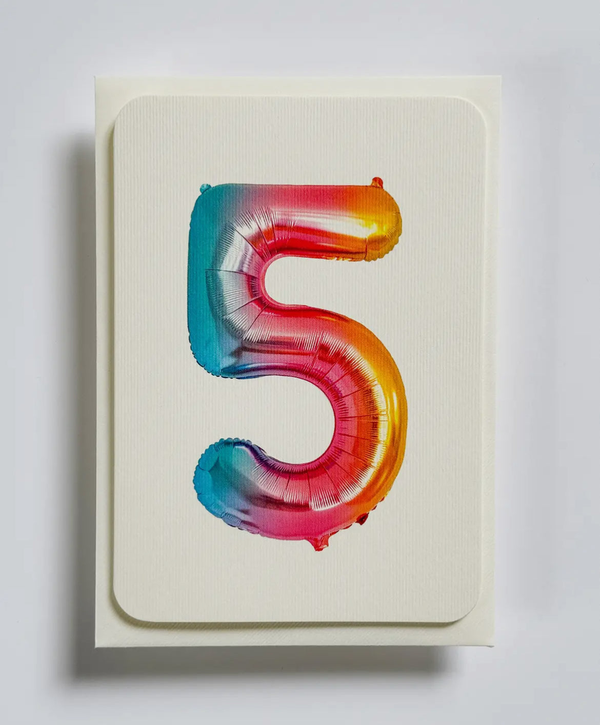 Birthday Balloon No.5 Card - THE BRISTOL ARTISAN