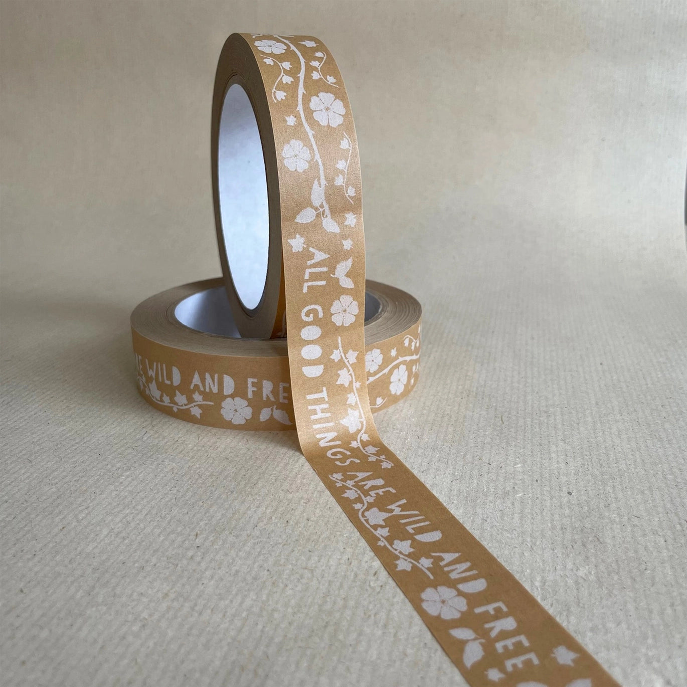 Kraft Paper Tape - All Good Things Are Wild and Free - Thoreau - THE BRISTOL ARTISAN