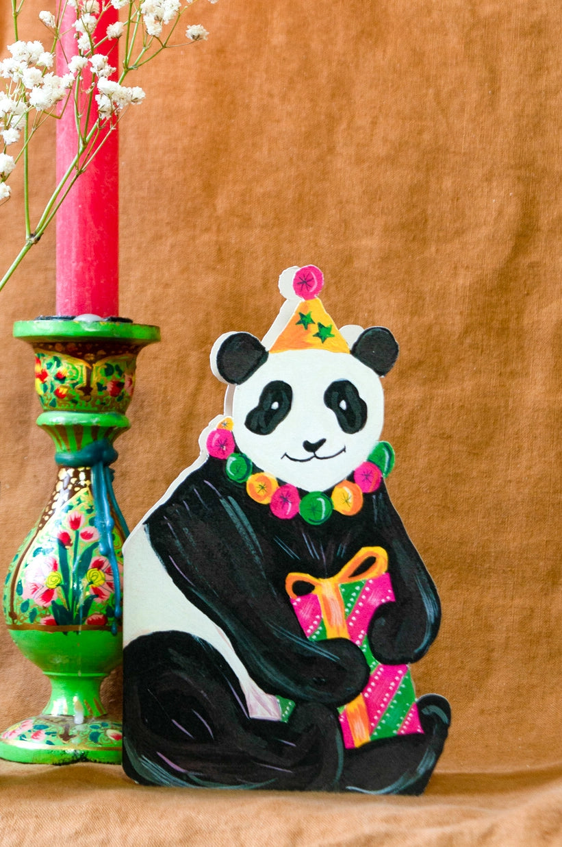 Party Panda card - THE BRISTOL ARTISAN