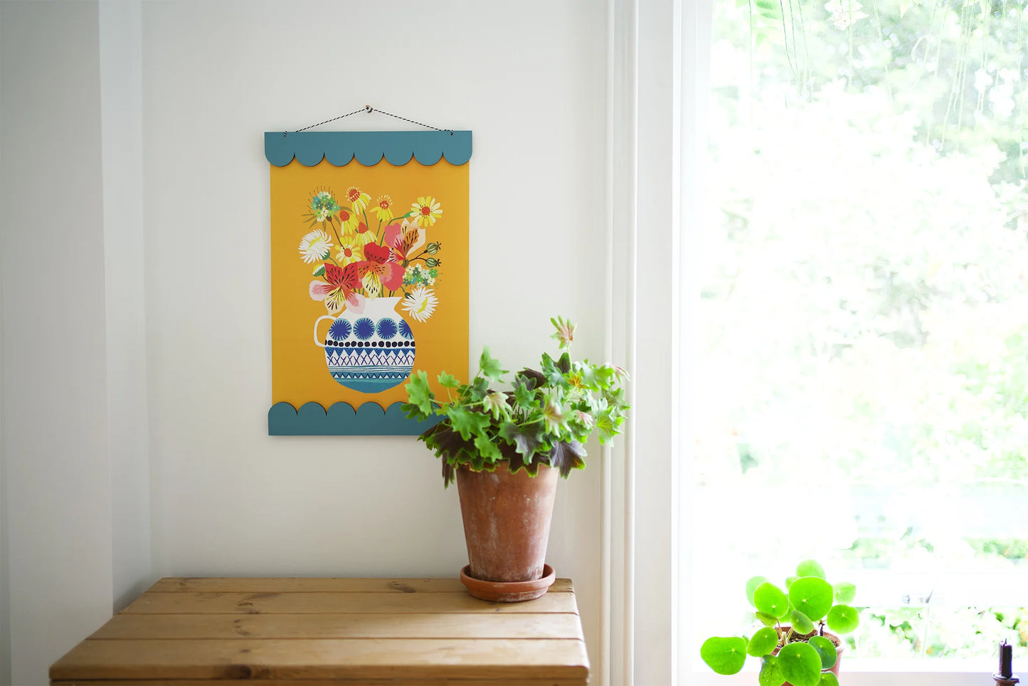 Festival flowers Print A4 Print by Brie Harrison - THE BRISTOL ARTISAN