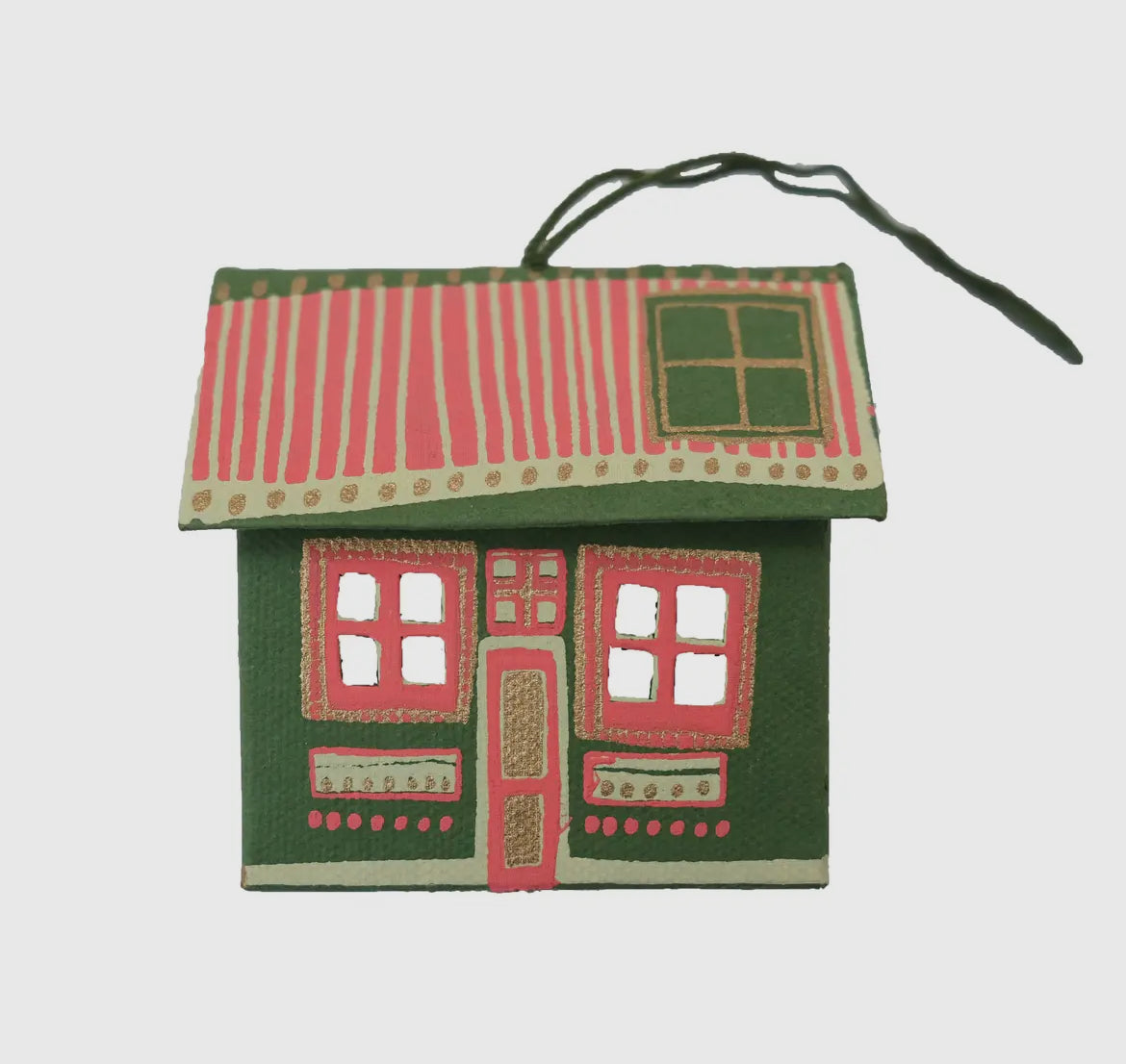 Bothy screen printed Christmas decoration - THE BRISTOL ARTISAN