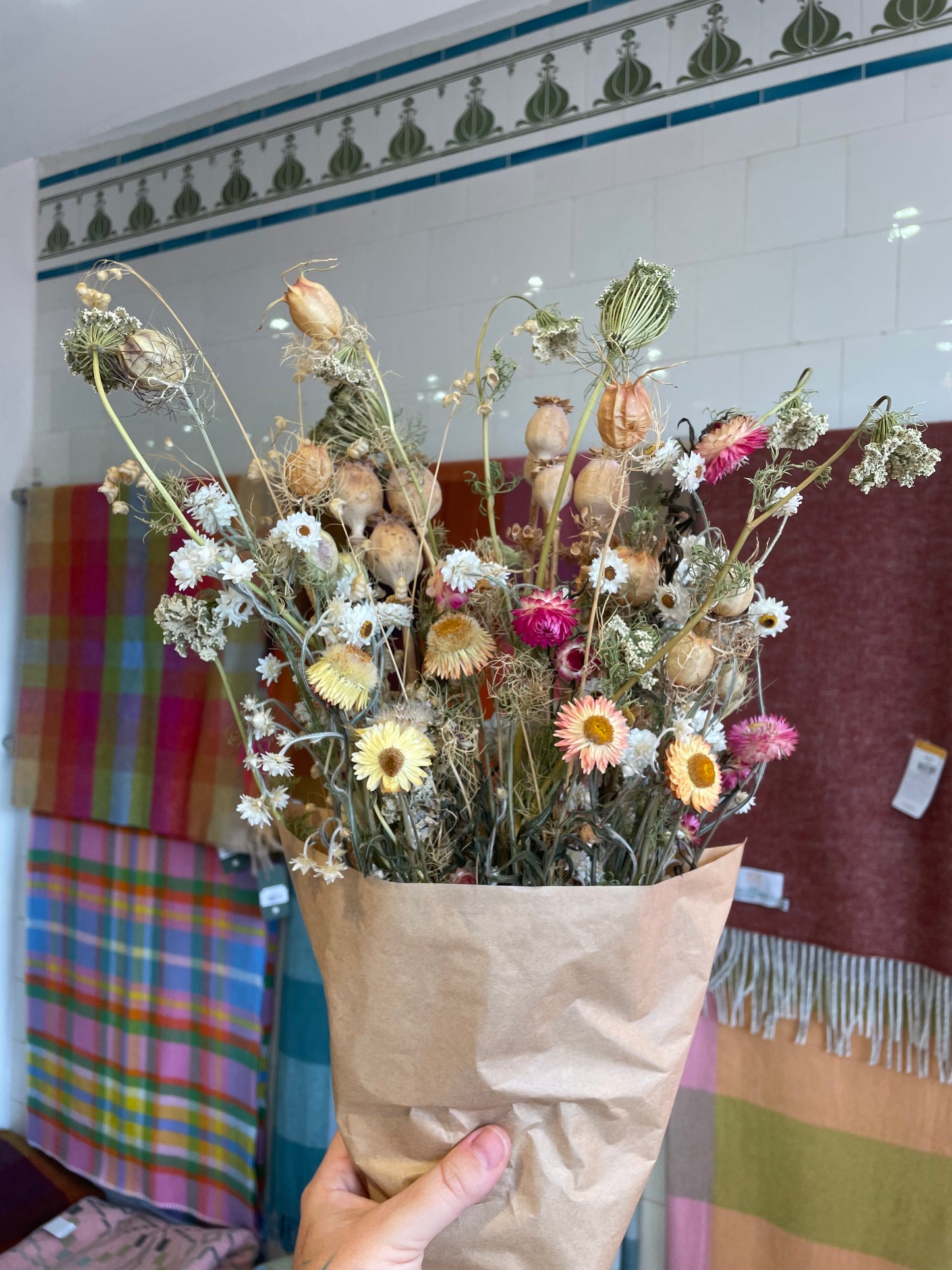 Extra Large Dried Flower Bouquet, Grown in Bristol