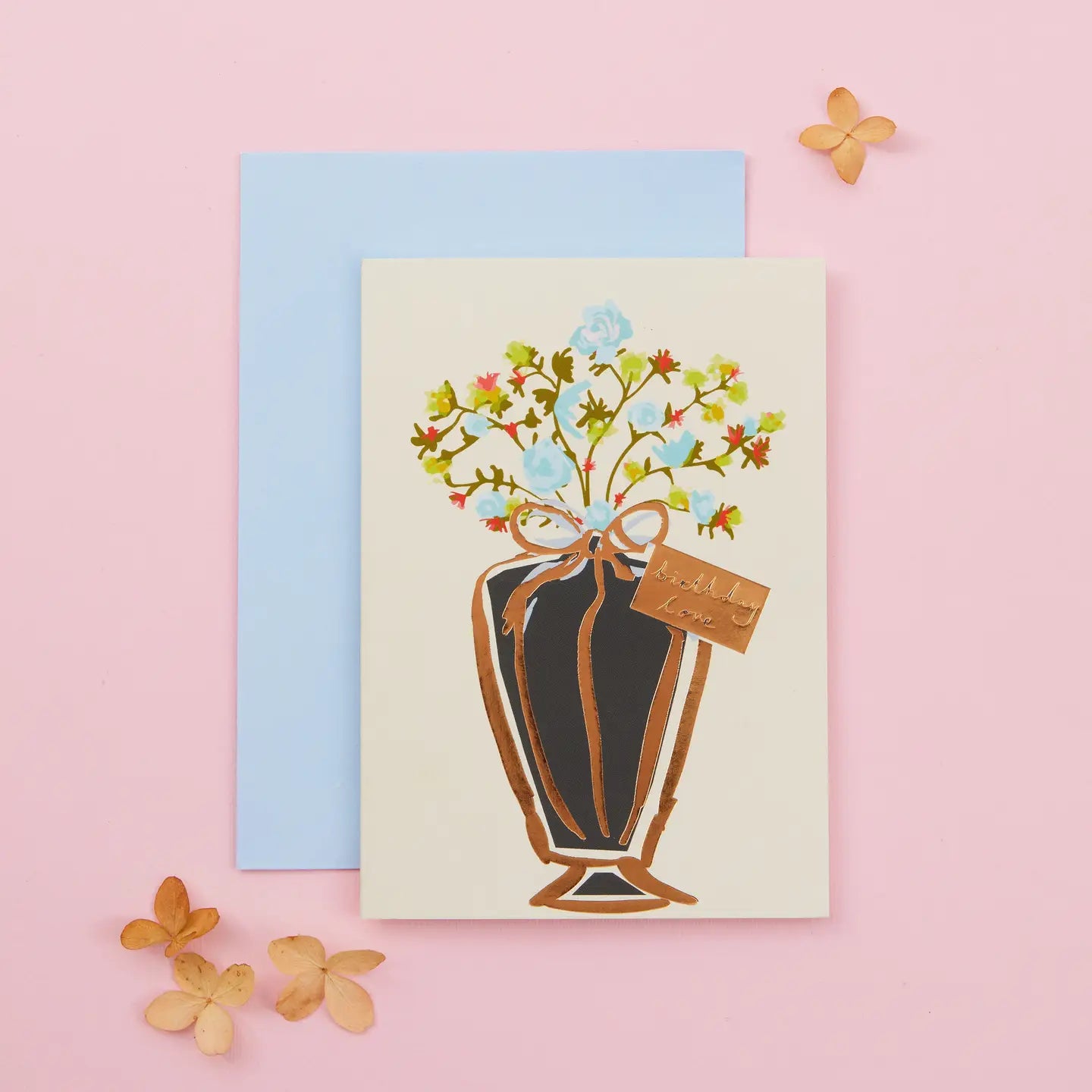 Vase of Birthday Love Card - THE BRISTOL ARTISAN