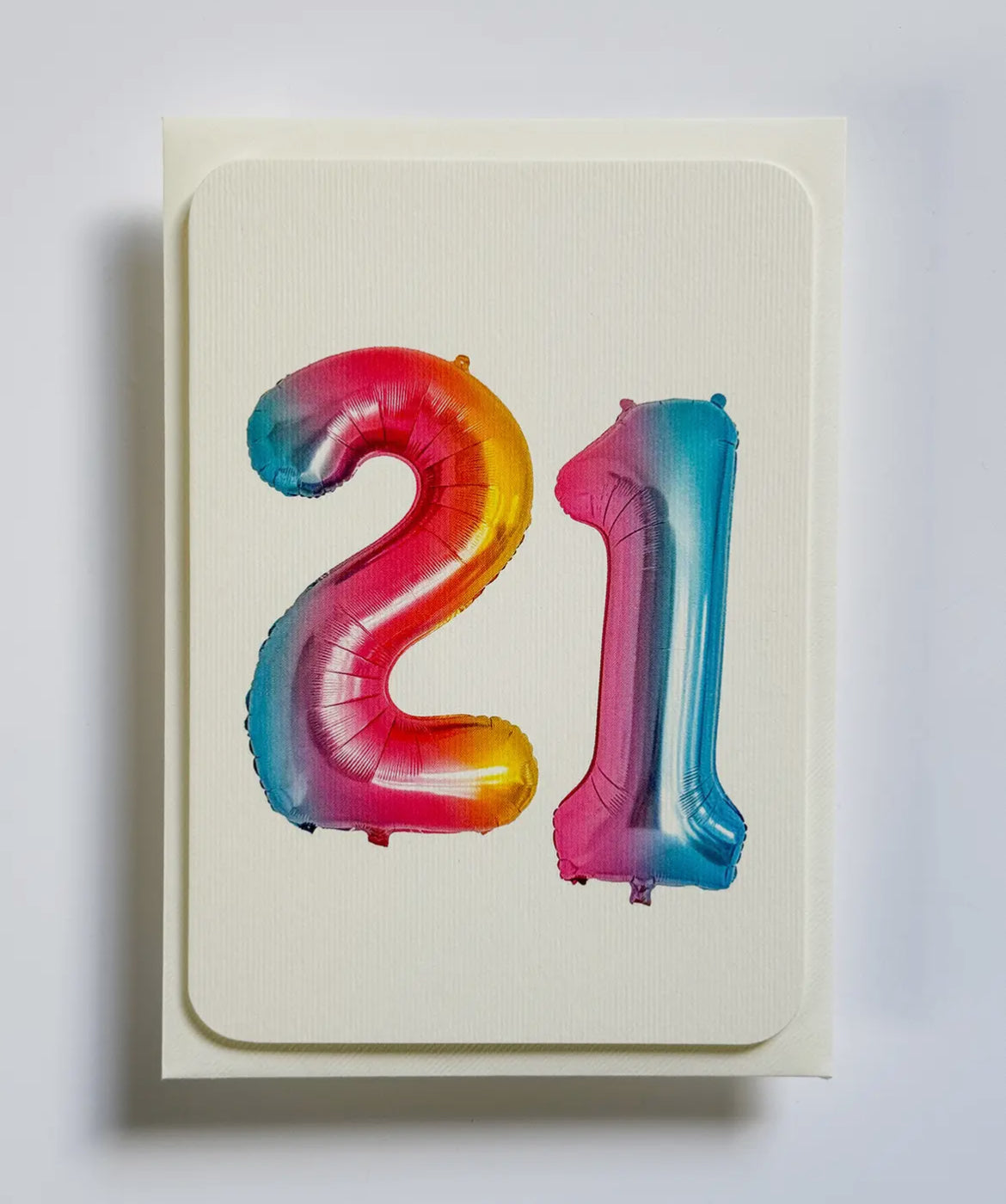 Birthday Balloon No.21 Card - THE BRISTOL ARTISAN