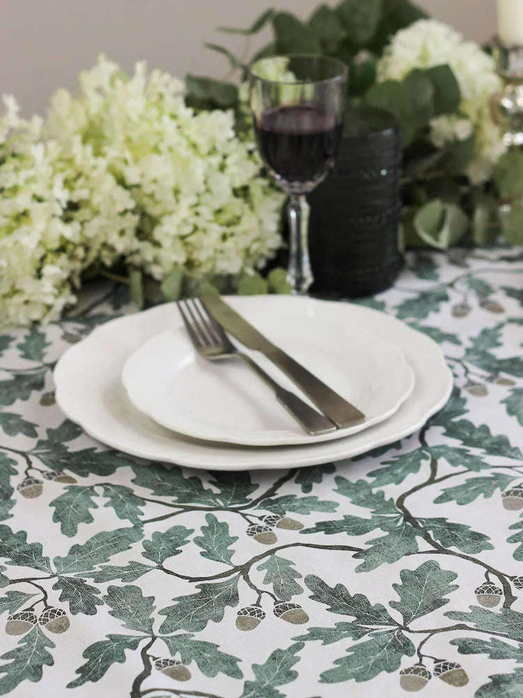 English Oak Tablecloth - THE BRISTOL ARTISAN