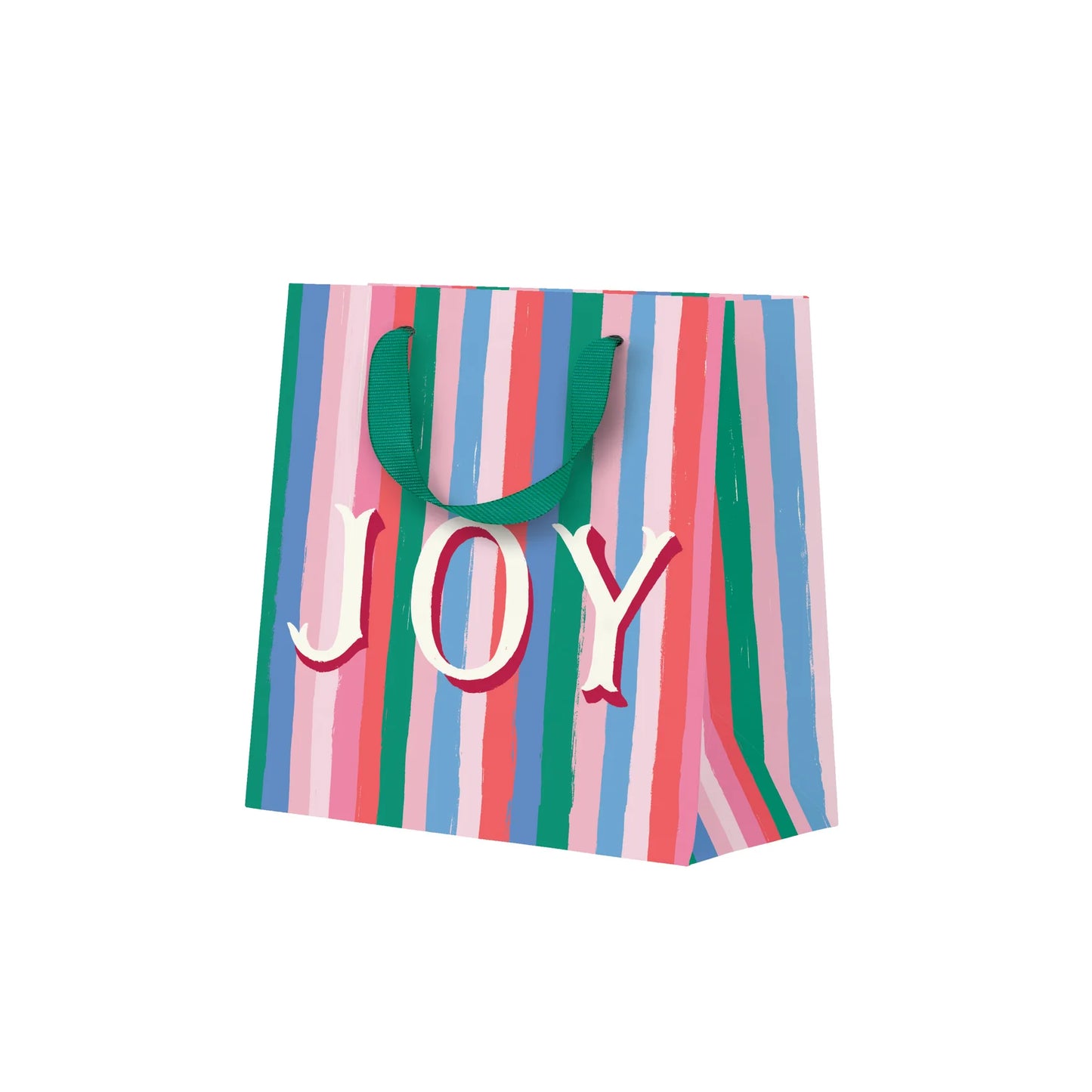 Joy Stripes Mini Gift Bag - THE BRISTOL ARTISAN
