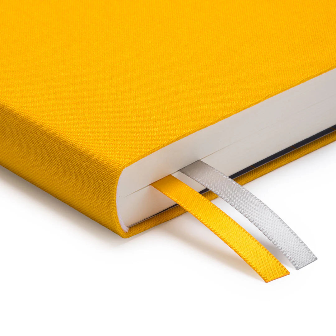 Yellow Fabric A5 Daily Planner - THE BRISTOL ARTISAN
