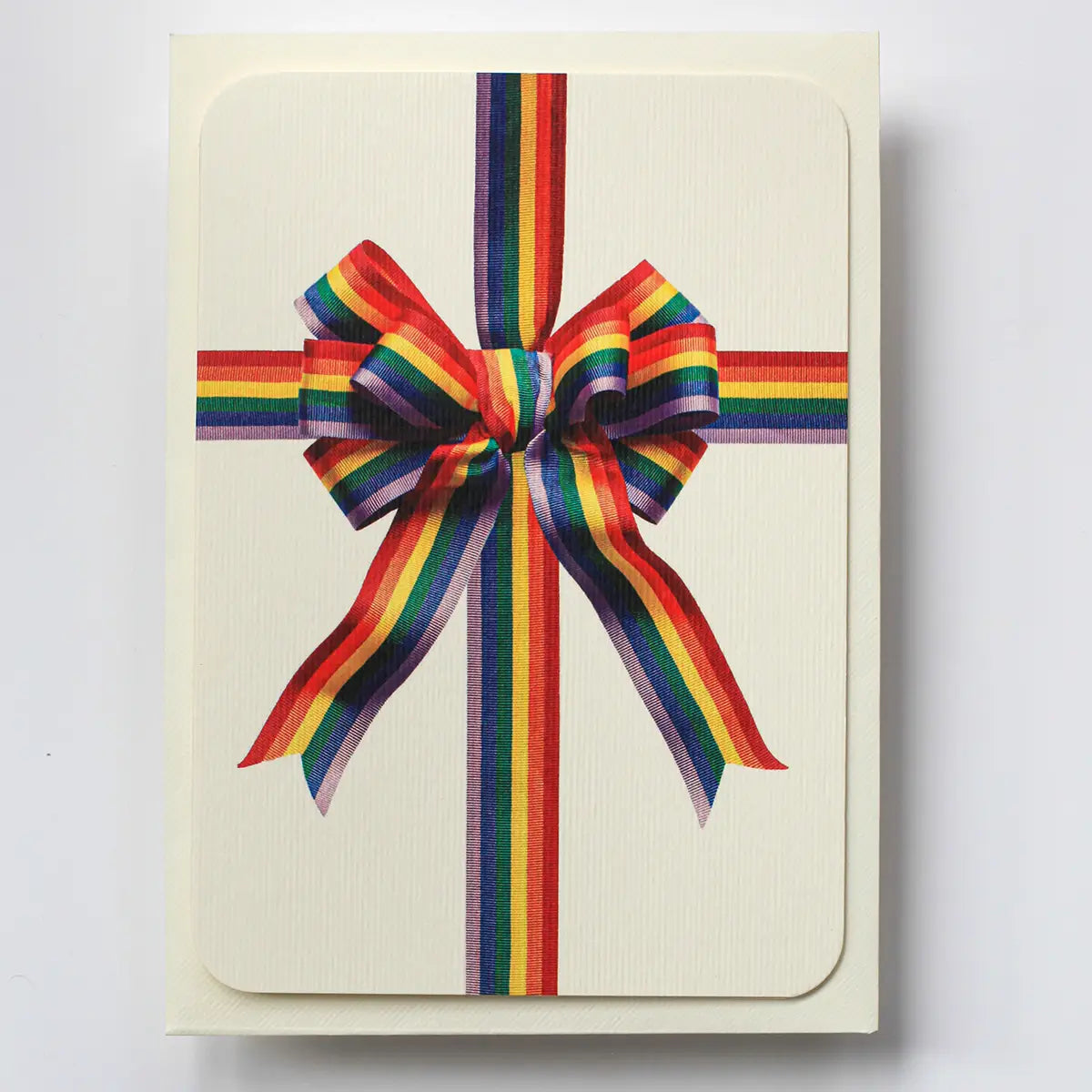 Rainbow Bow Greeting Card - THE BRISTOL ARTISAN