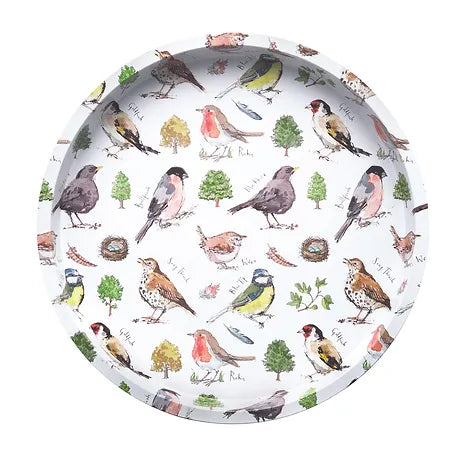 Birds Deep Well Tin Tray - THE BRISTOL ARTISAN
