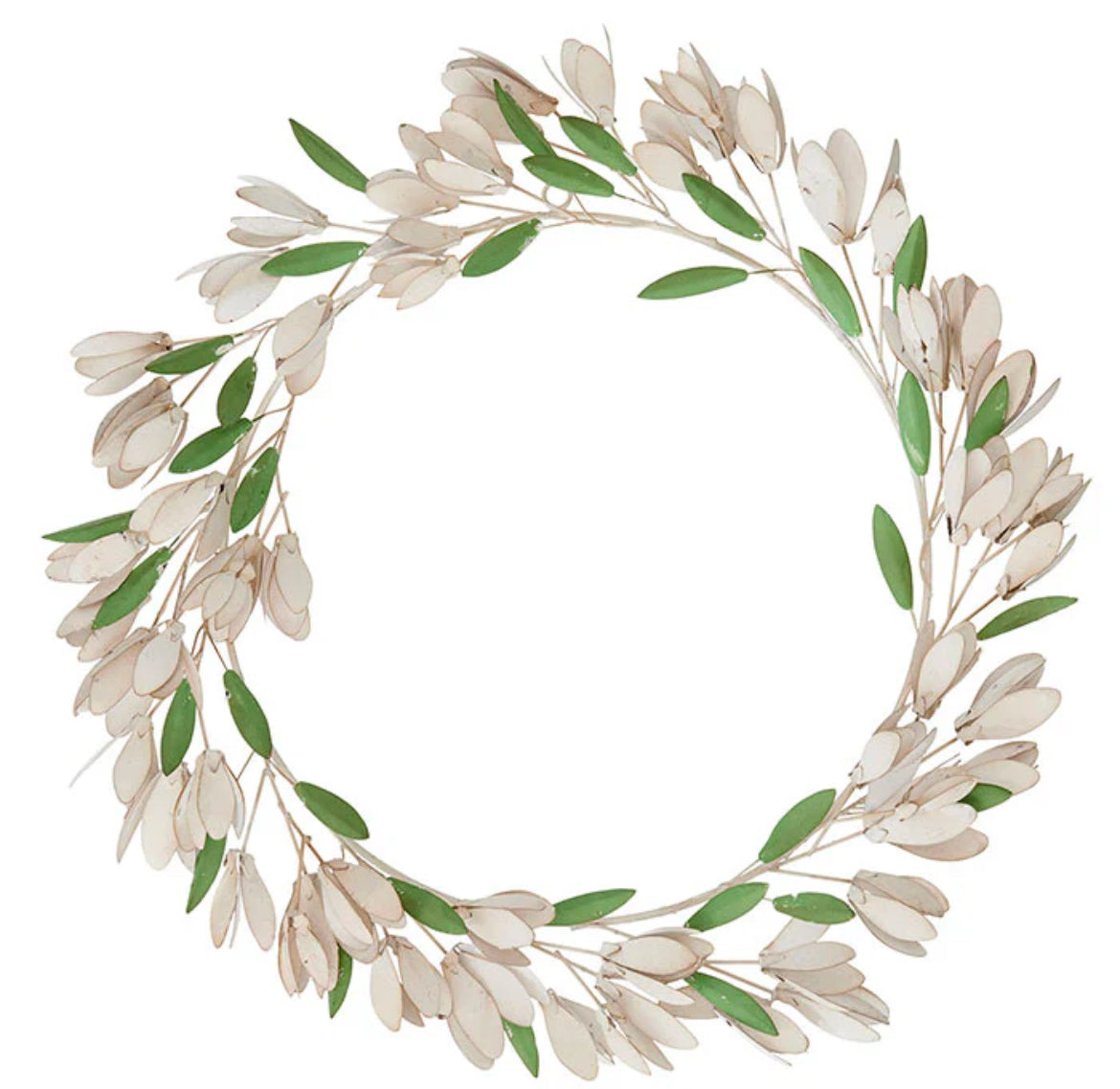 Snowdrop Metal Wreath - THE BRISTOL ARTISAN
