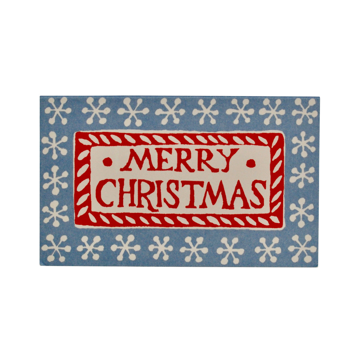 Pack of Merry Christmas Gift Cards Red and Blue - THE BRISTOL ARTISAN