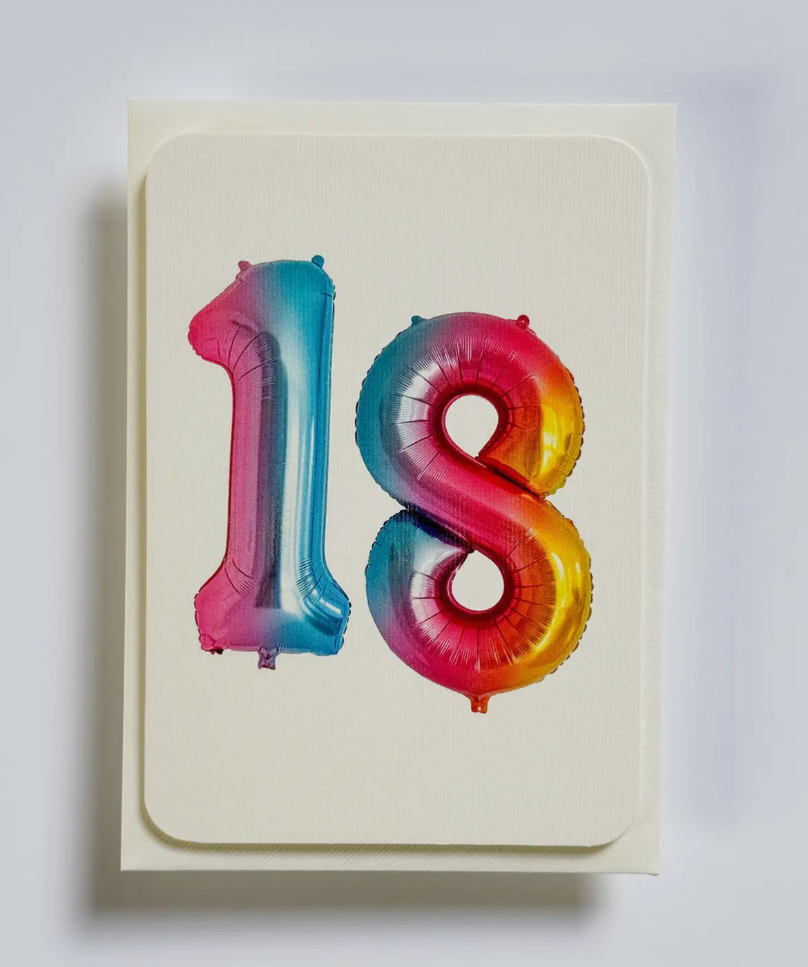 Birthday Balloon No.18 Card - THE BRISTOL ARTISAN