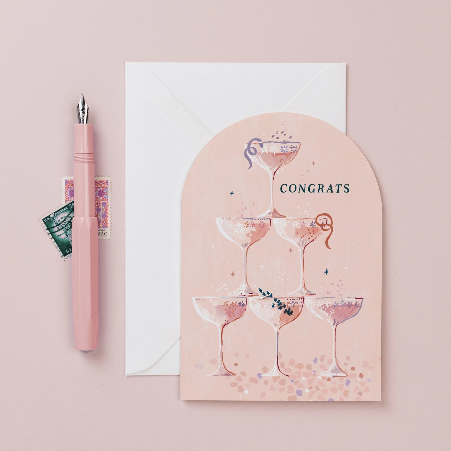 Champagne Congratulations Card - THE BRISTOL ARTISAN