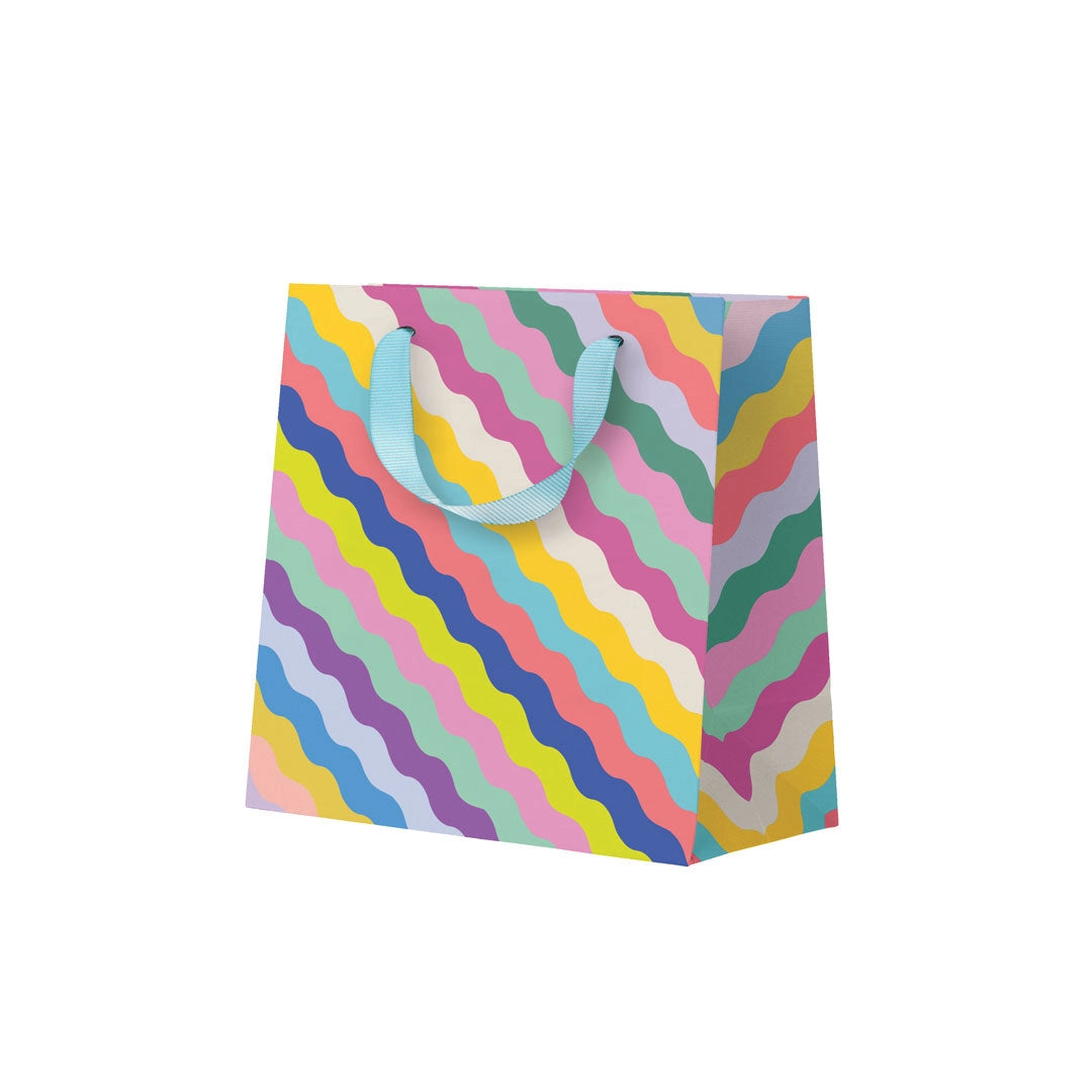 Wavy Pattern Small Gift Bag