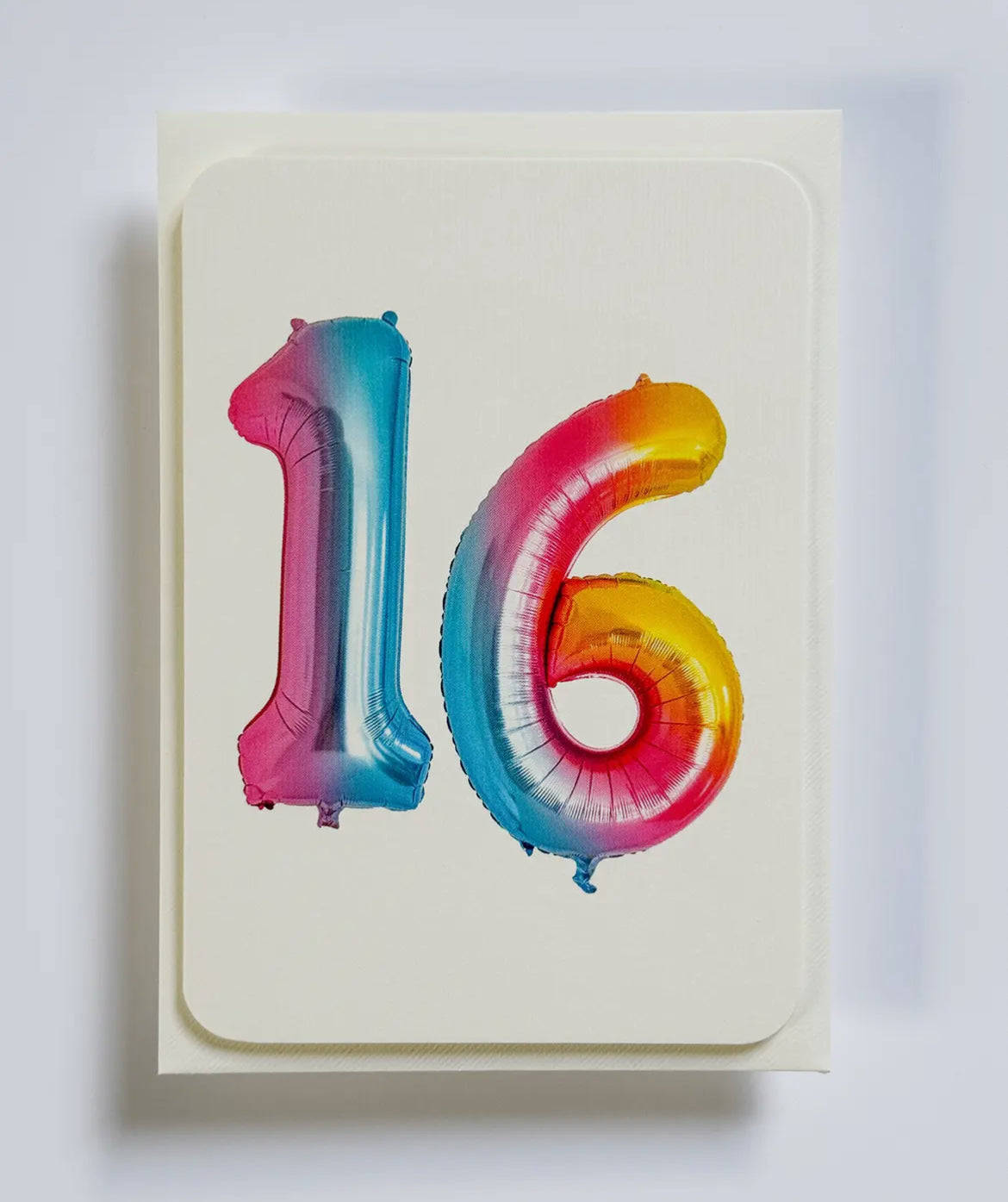 Birthday Balloon No.16 Card - THE BRISTOL ARTISAN