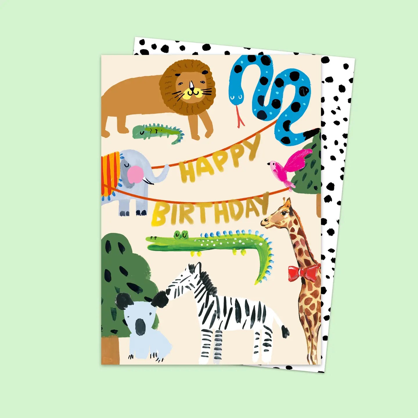 Jungle Friends Happy Birthday Card - THE BRISTOL ARTISAN