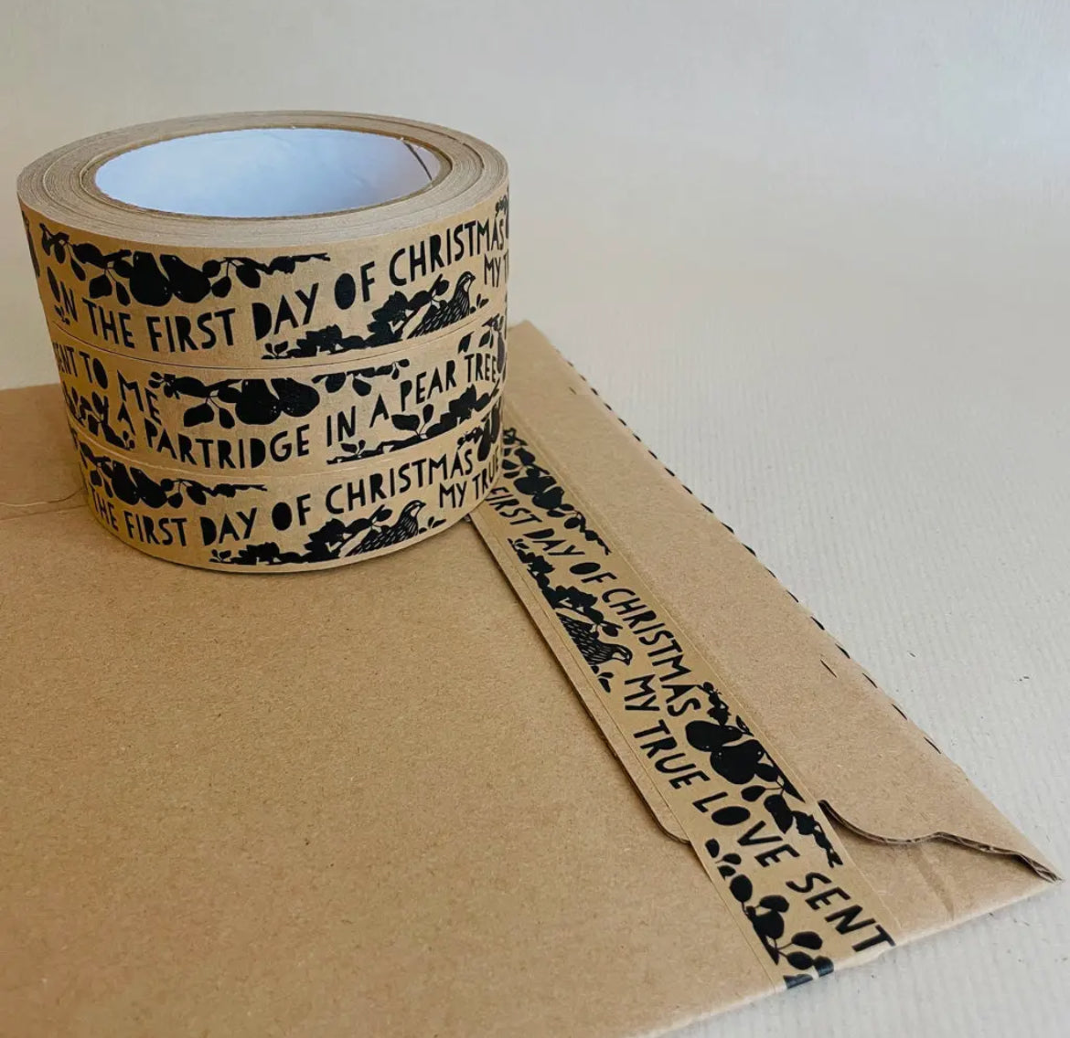 Kraft Paper Tape - 12 Days of Christmas - THE BRISTOL ARTISAN