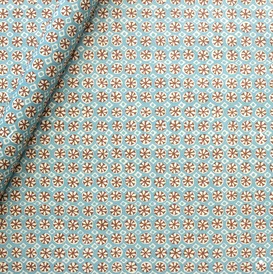 Gift Wrap - Sea Urchin Aquamarine - THE BRISTOL ARTISAN