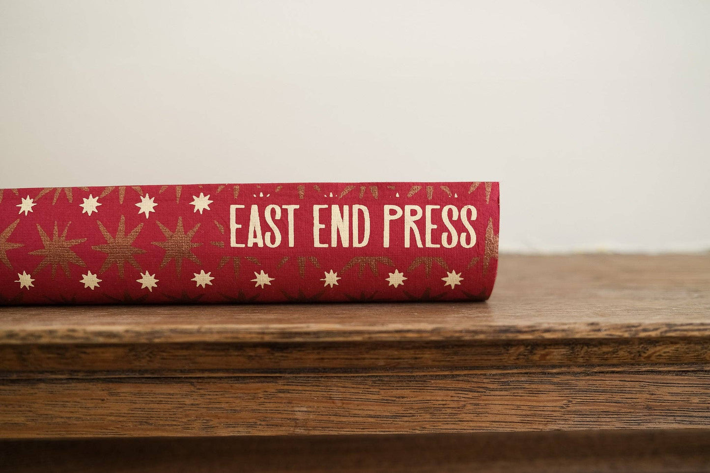 Copper Sky Screen Printed Christmas Gift Wrap