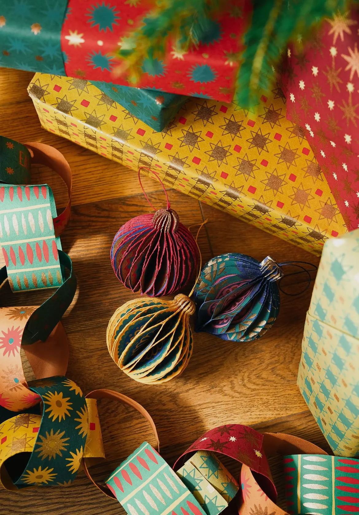 Blue Honeycomb Bauble Decoration - THE BRISTOL ARTISAN