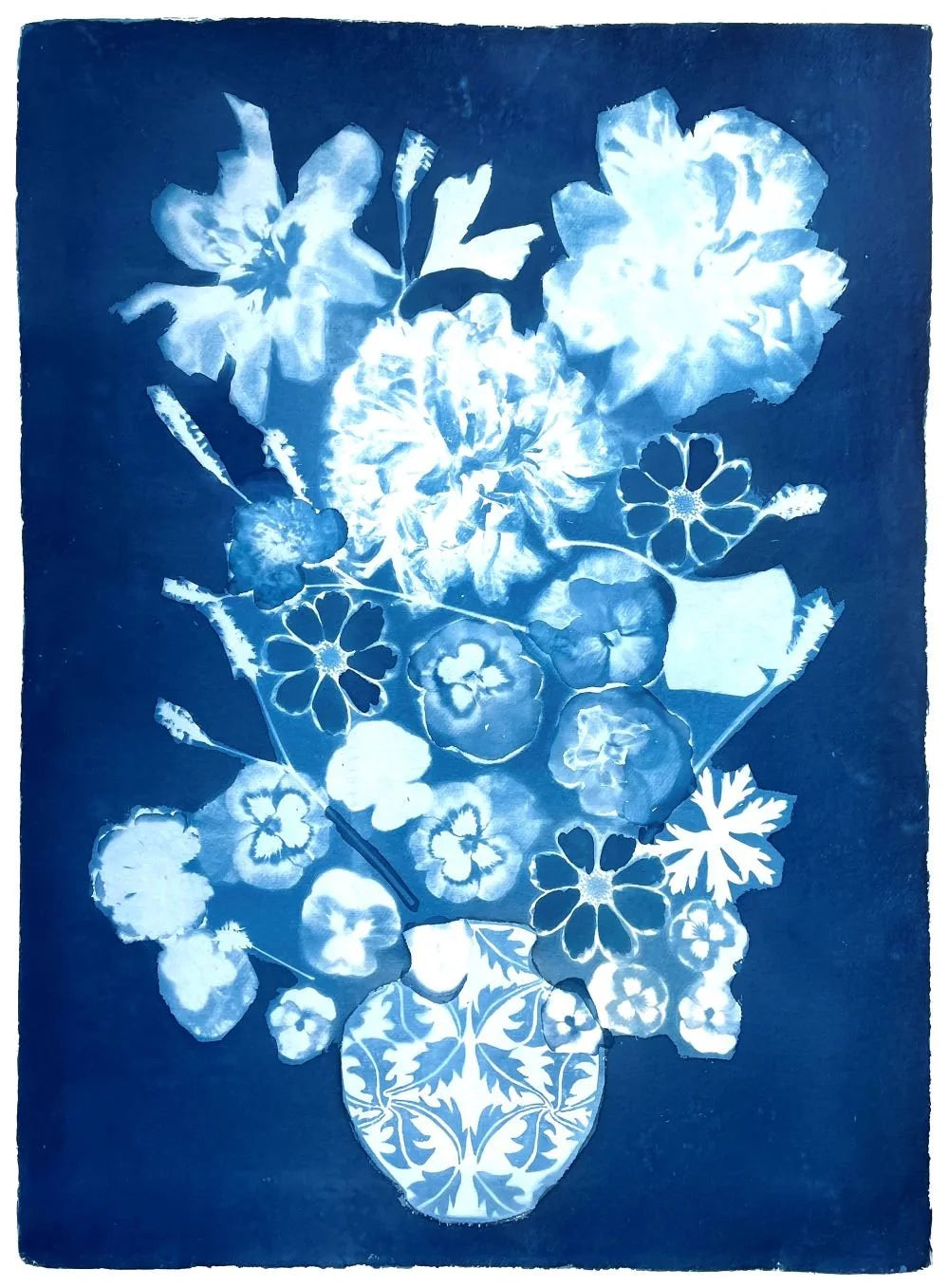 Blue Series No.5 Greeting Card