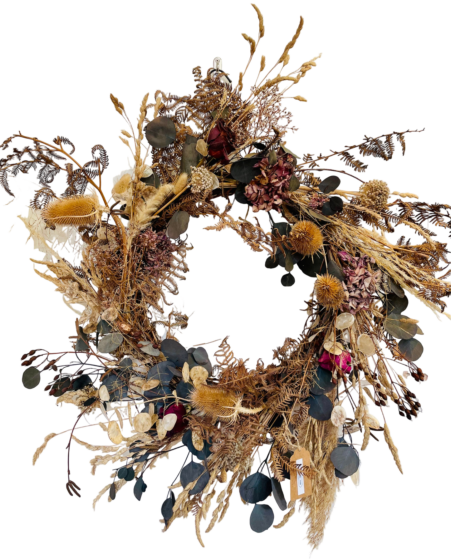 Winter Dried Flower Wreath - THE BRISTOL ARTISAN