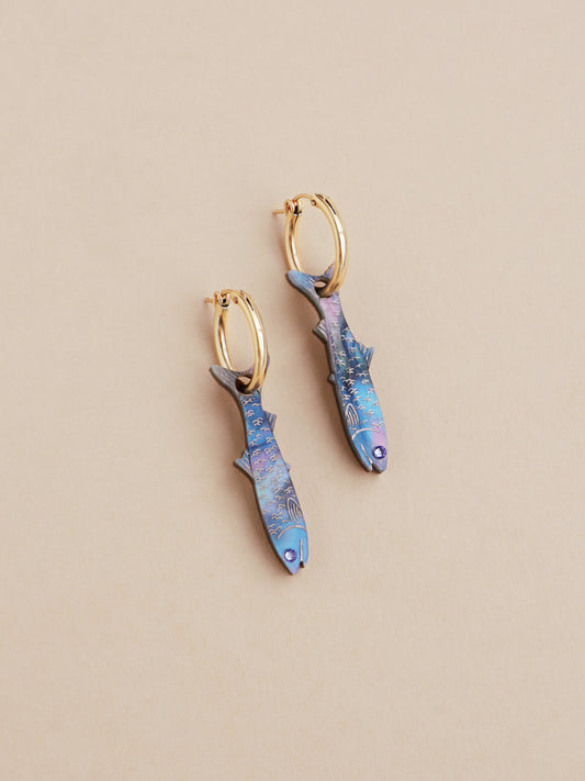 Anchovy Hoops by Wolf and Moon