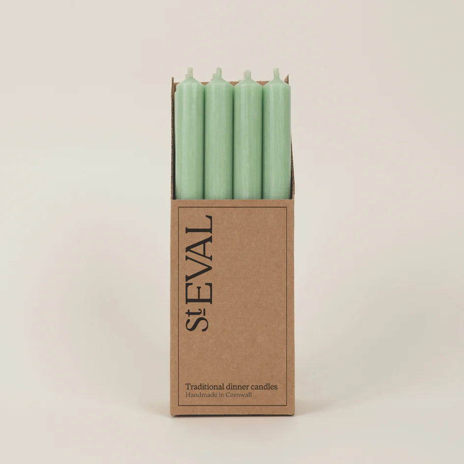 Dinner candle - Atlantic Green - THE BRISTOL ARTISAN