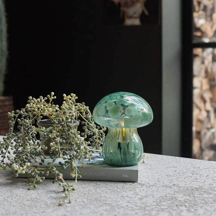 Portable LED Mushroom Lamp - Green - THE BRISTOL ARTISAN