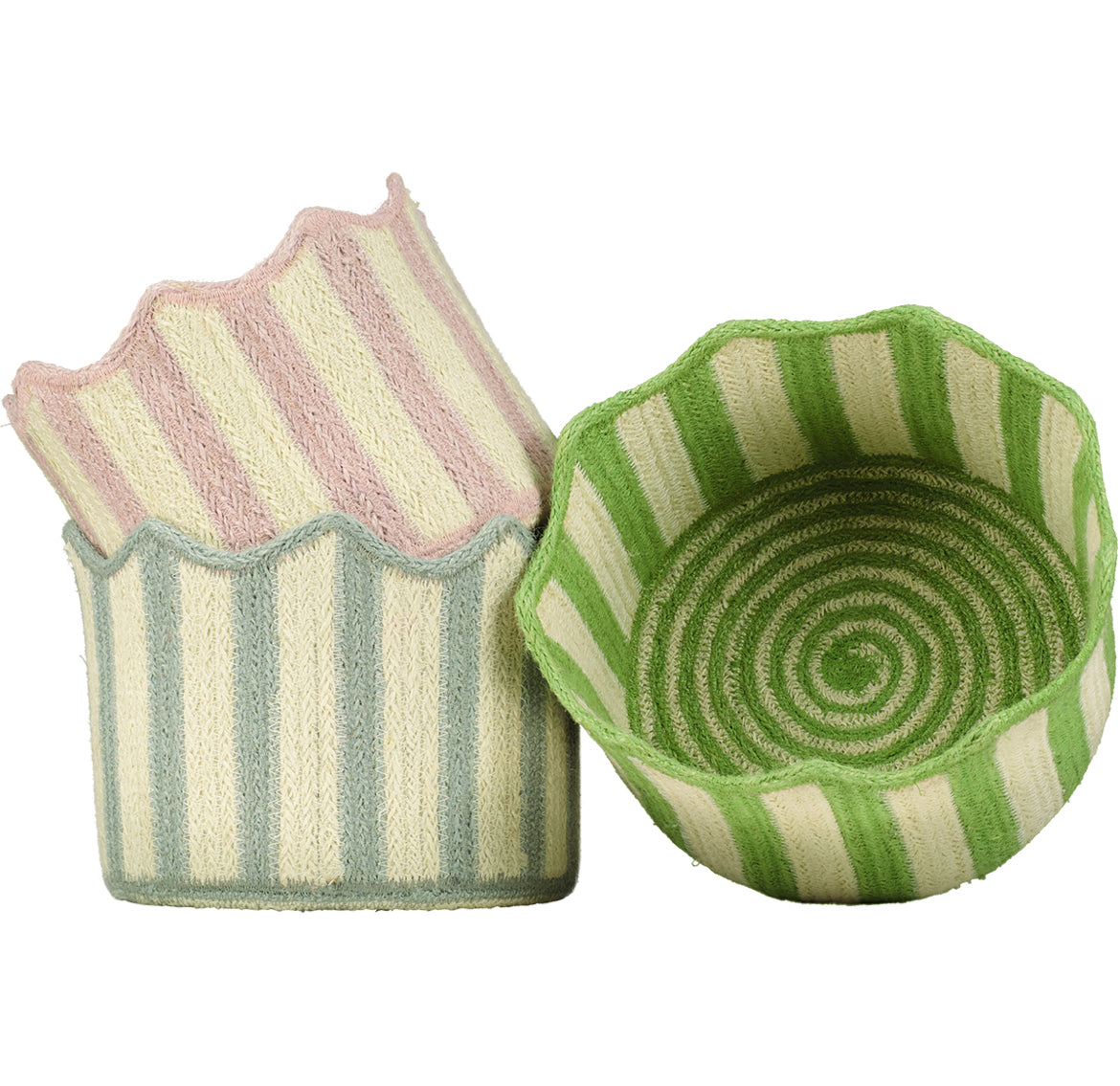 Tulip Basket - Blue - THE BRISTOL ARTISAN