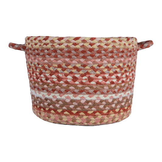 Coral jute basket - THE BRISTOL ARTISAN