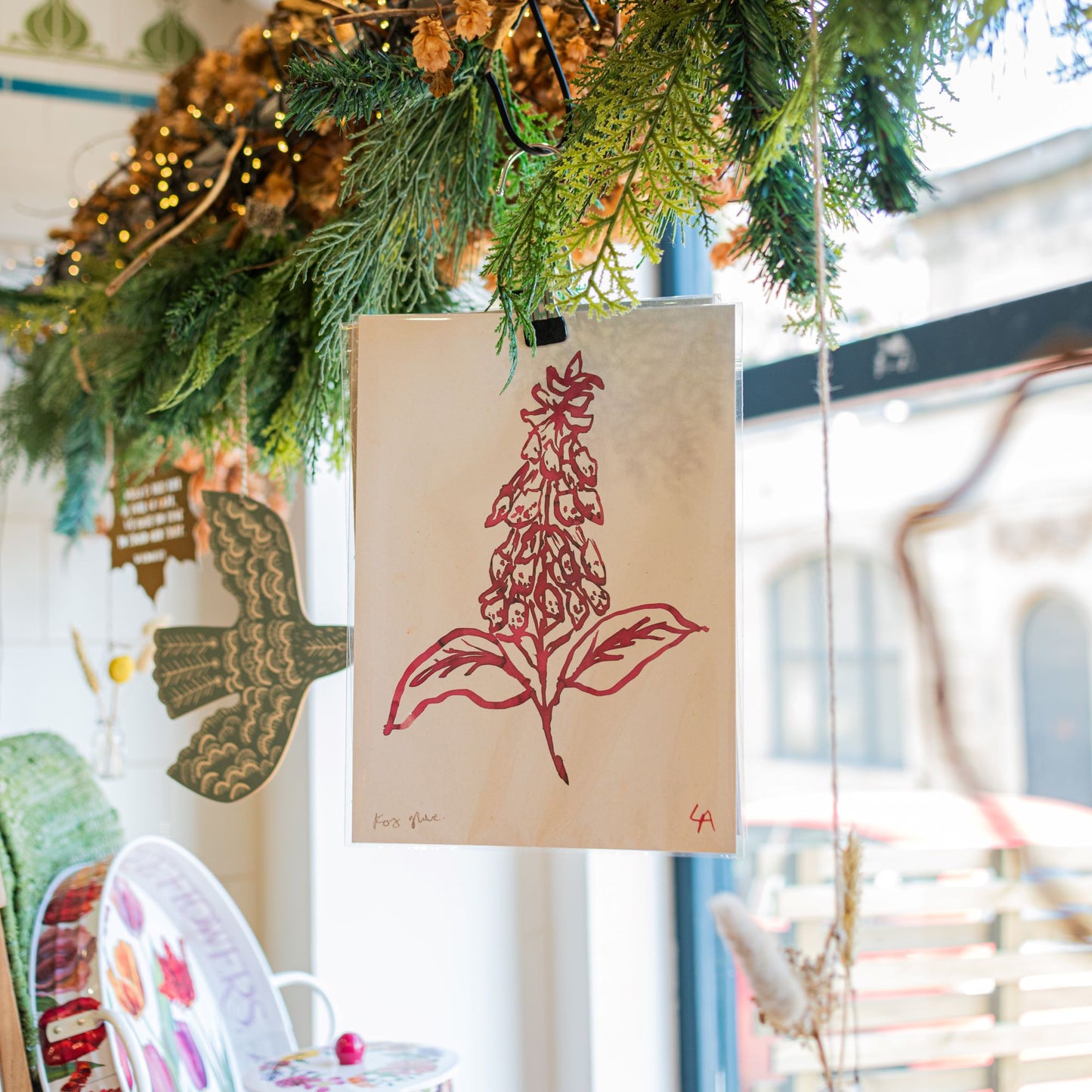Foxglove A4 Art Print - THE BRISTOL ARTISAN