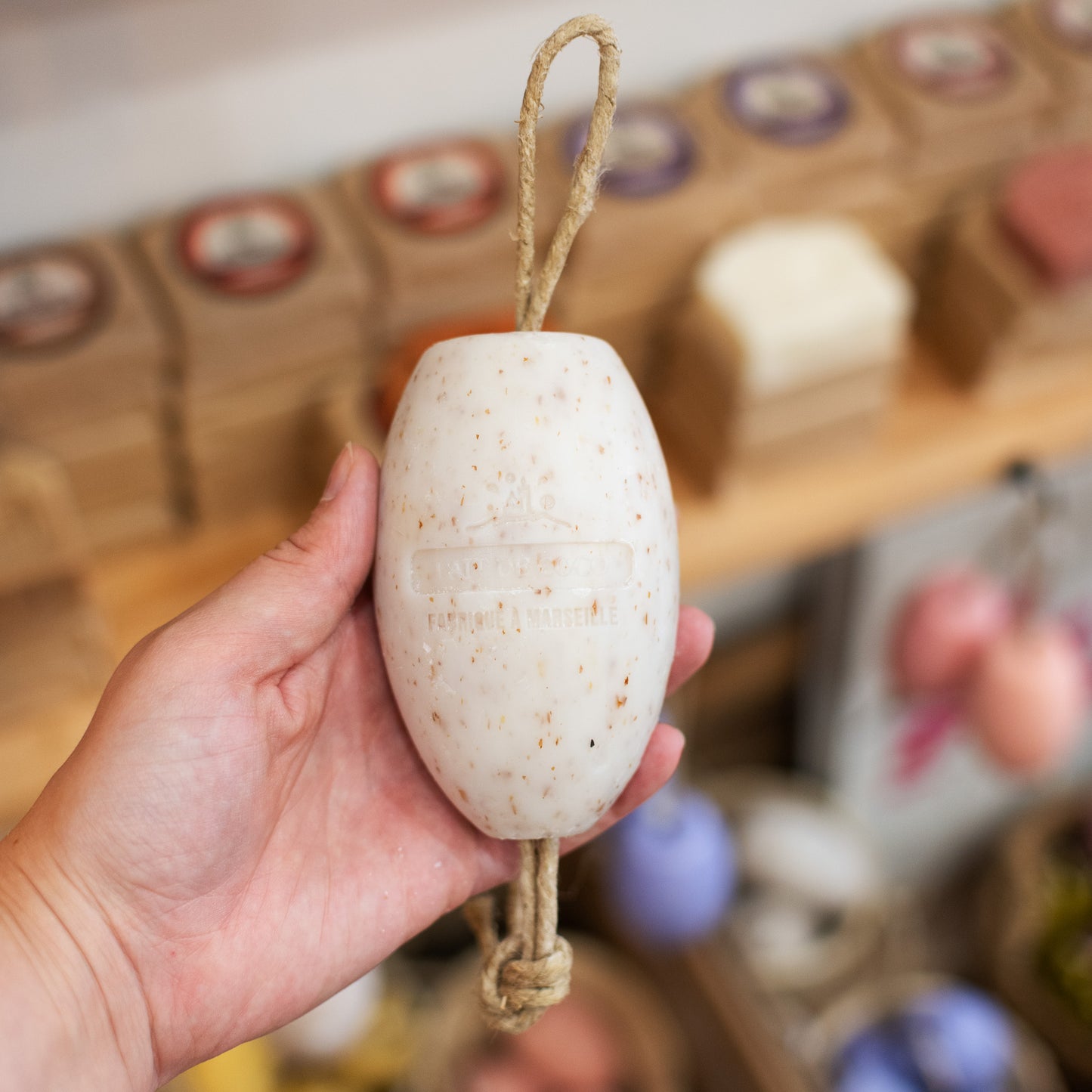 Coconut Soap on a Rope - THE BRISTOL ARTISAN