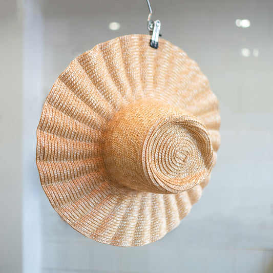 Wave Edge Wide Brim Straw Hat - THE BRISTOL ARTISAN