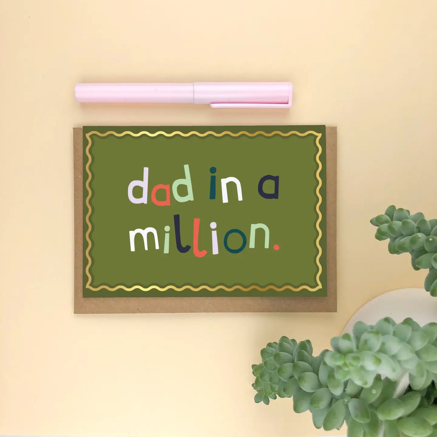 ‘Dad in a million’ Card - THE BRISTOL ARTISAN
