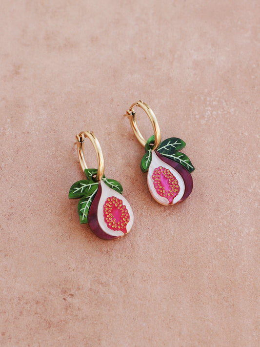 Fig Hoops by Wolf and Moon
