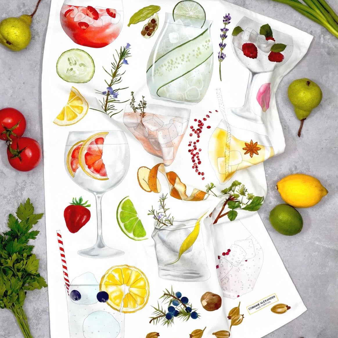 G&T Tea Towel - THE BRISTOL ARTISAN