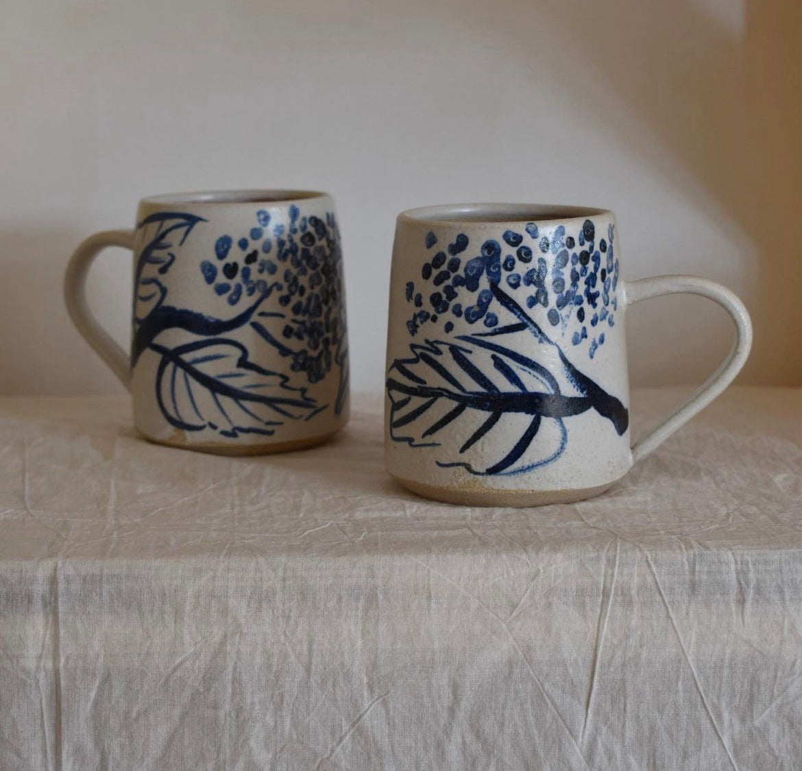 Hydrangea Stoneware Mug - THE BRISTOL ARTISAN
